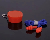 Colour DIN earplugs para isolamento acústico Material de espuma de PU Protecção do trabalho de fábrica