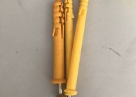 Prego de nylon amarelo de Expanion em âncoras concretas da âncora para materiais de construção