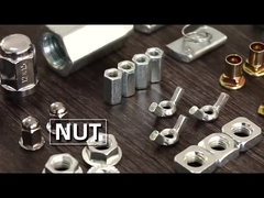 Personalize a porca de flange de cabeça sextavada de aço carbono padrão DIN6923