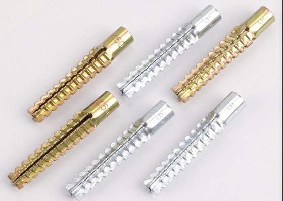 M8 Dentes de Serra Gecko parafusos de expansão tubo de metal prego aço carbono anti solto
