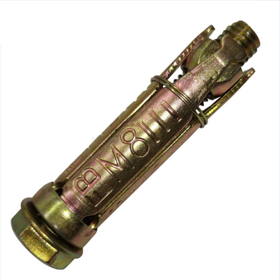 Fixação de parafusos de âncora com três ou quatro peças Loose parafusos Shield Anchor Amarelo zinco revestido parafusos de fixação de parede