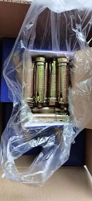 Fixação de parafusos de âncora com três ou quatro peças Loose parafusos Shield Anchor Amarelo zinco revestido parafusos de fixação de parede