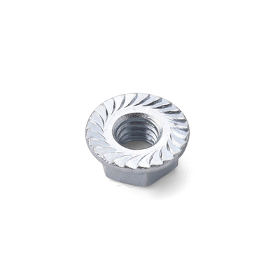 Personalize a porca de flange de cabeça sextavada de aço carbono padrão DIN6923