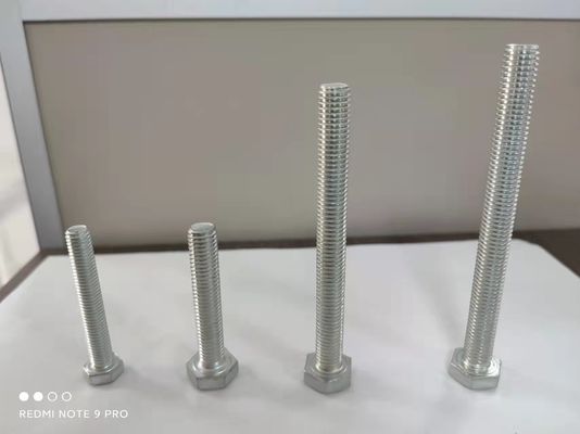 Parafusos hexagonais Din933 Din931 16 mm - 70 mm Grau 4,8 8,8 10,9