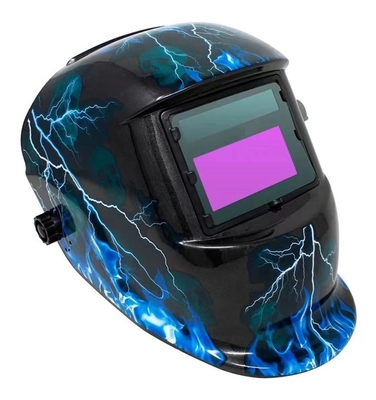 Cor Vermelha Odm Auto-escurecimento capacete de soldagem Material Pp