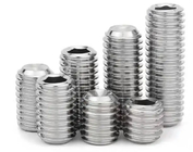 Aço inoxidável Din 916 Hexagon Socket Set parafusos Cup Point M16 4mm