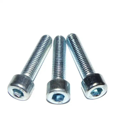 Ferramentas de fixação Hex Socket bolt Carbono Aço zinco branco grau 8.8 fio completo DIN 912