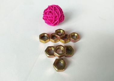 O material do aço carbono, M16 encanta porcas da cabeça, zinco amarelo Plained