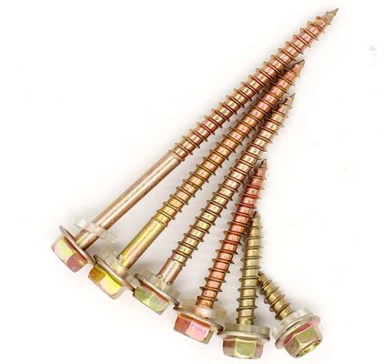 Parafusos de auto-aperto de cauda pontiaguda hexagonal externa parafusos de parafusos de madeira parafusos de flange parafusos de auto-aperto