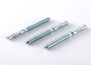 Metal Anchor parafusos de aço carbono cor amarela Material de ferro para construção de fixações