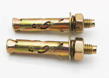 amarelo/branco de zinco Anchor Bolt Antiskid Fin de tubarão Tipo M6 de zinco plantado acabado