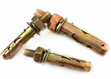 amarelo/branco de zinco Anchor Bolt Antiskid Fin de tubarão Tipo M6 de zinco plantado acabado