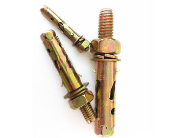 amarelo/branco de zinco Anchor Bolt Antiskid Fin de tubarão Tipo M6 de zinco plantado acabado