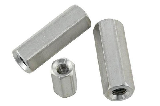 Ruído 6334 porcas de acoplamento longas do hexágono M20 galvanizadas para encantar as porcas principais