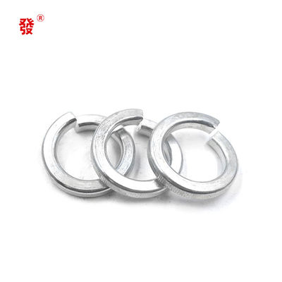 Arruela de mola de zinco amarelo branco Din127b Aço carbono galvanizado por imersão a quente