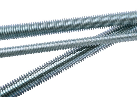 Construção de roscas completas Azul branco zinco Q195 aço carbono DIN 975 Rodas roscadas M6*1m