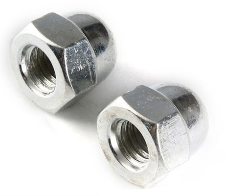 DIN1587 Uma peça sextavada abobadada porca aço carbono galvanização M8 M20