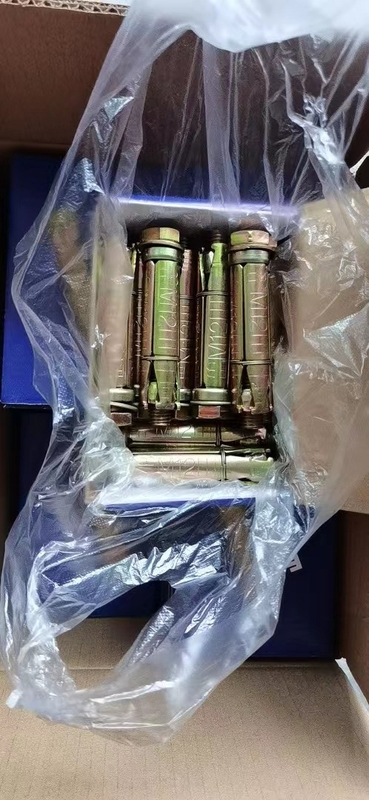 Fixação de parafusos de âncora com três ou quatro peças Loose parafusos Shield Anchor Amarelo zinco revestido parafusos de fixação de parede