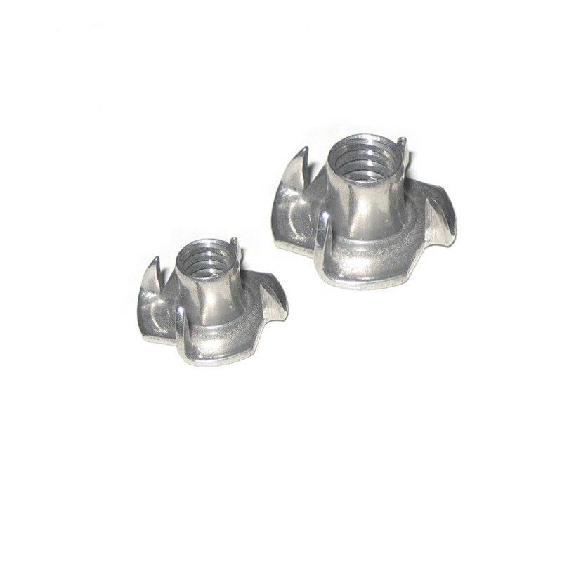 O zinco da porca do T T do dente da inserção 4 do ruído 1624 do aço carbono de M6 M8 M10 M12 chapeou