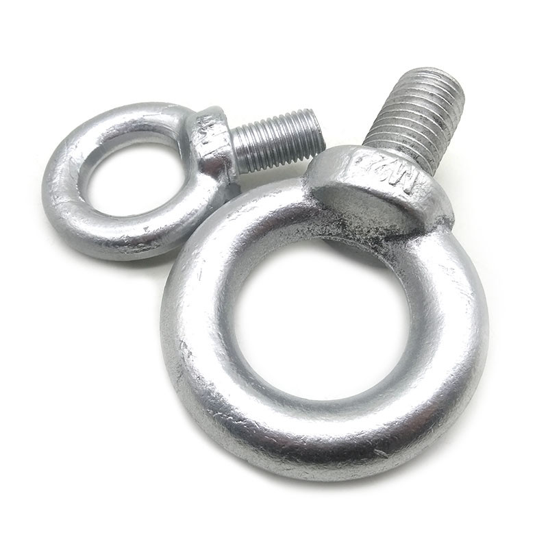 Din 580 aço carbono grau 4.8 zincado branco e fixadores parafuso de olhal M10